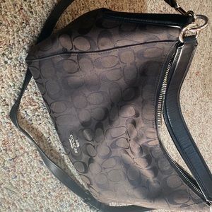 Coach crossbody black purse